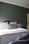 grey, bedroom, green, resene viktor, castle