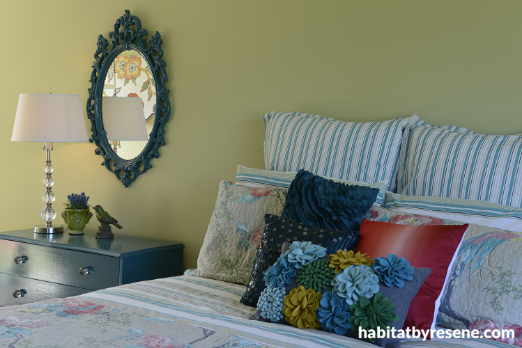 green, bedroom, master bedroom, fresh colours, paint ideas, paint trends