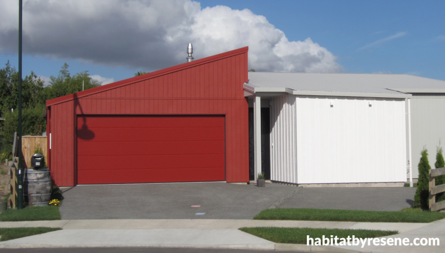 red, exterior, rural, grey