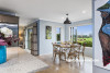dining, living, dining room, blue interiors, paint ideas