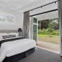 guest bedroom, bedroom, white bedroom, bedroom deck, taupe bedroom, neutral bedroom