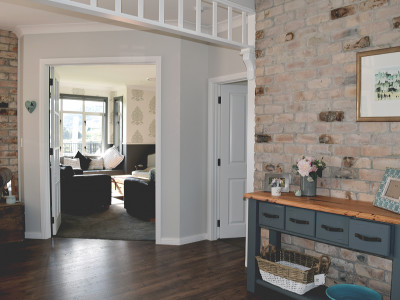 Charlotte and Greg create colourful character in a newly constructed home Charlotte and Greg create colourful character in a newly constructed home