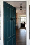Charlotte and Greg create colourful character in a newly constructed home