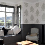 wallpaper inspiration, wallpaper ideas, living room inspiration, living room design, resene