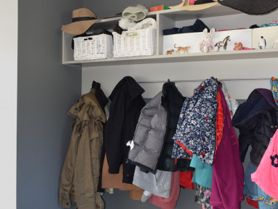 Charlotte and Greg create colourful character in a newly constructed home