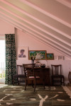 Philip and Jane’s glamorous villa looks pretty in pink
