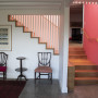 Dining room, accent wall, pink wall, neutrals with pink, Resene