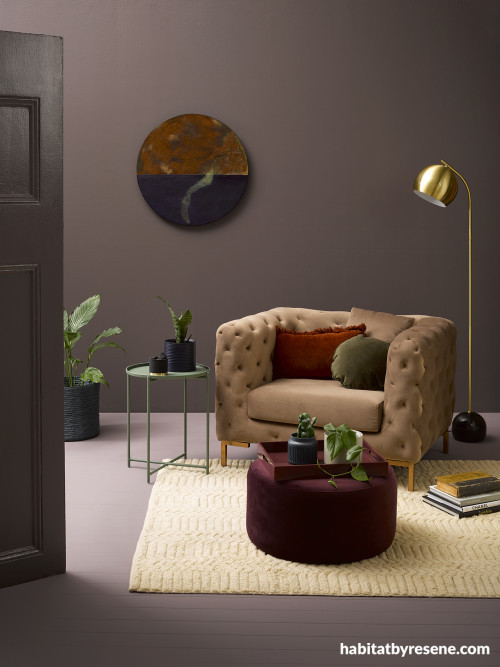 colour trends, purple interior ideas, purple colour palette, colour combo, resene purple