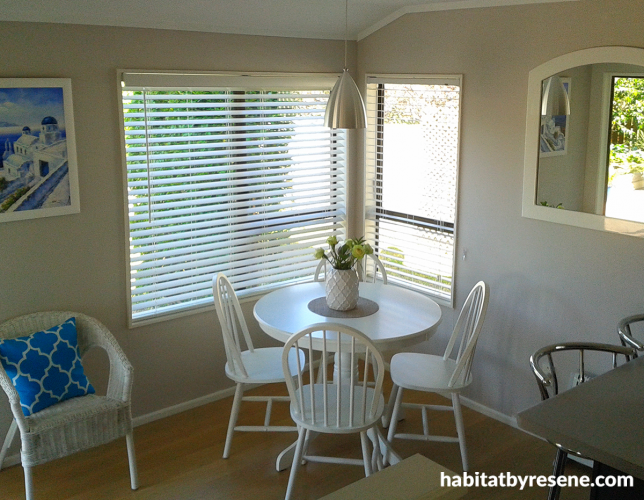 coastal cottage, dining room, neutrals, white dining room