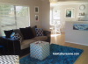 coastal cottage, modern cottage, neutrals, blue, open plan living, lounge, dining
