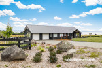 black, exterior, black farmhouse, black exterior