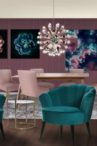 One living/dining room, three ways