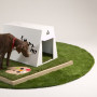 painted dog house, dog home, paint ideas, resene paint