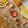 moodboard, interior inspiration, resene duck egg blue, mustard, burnt orange, resene thumbs up