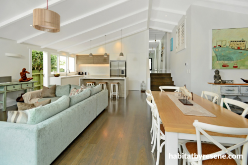 living room, beachy feel, white, cape cod