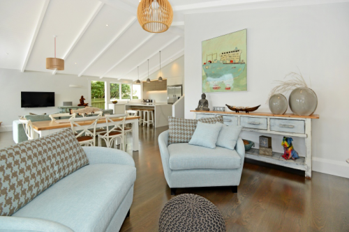 living room, white, beachy, cape cod, paint ideas, paint trends, seaside colours