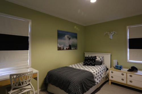 green bedroom, chlldren's bedroom