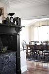 Tracie and David's brooding Belgian-style design
