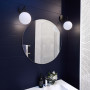 bathroom, bathroom inspiration, bathroom ideas, blue bathroom, blue and white, resene indian ink