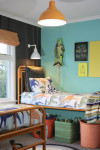 Becky’s colourful Christchurch bungalow gives us something to smile about