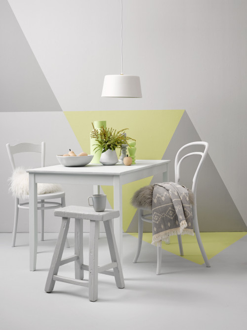geometric wall ideas, painting interior ideas, dining room inspiration, feature wall inspiration