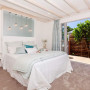 master bedroom, jar lights, white bedroom, metallic paint, feature wall, indoor-outdoor flow 