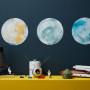 kids, children, resene blue bark, planet wall, resene fx nightlight, glow in the dark