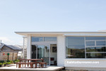 white, exterior, neutral exterior, white exterior, white weatherboards