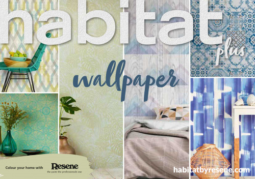 habitat plus, wallpaper, diy, resene