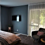 bedroom inspiration, bedroom ideas, grey interior ideas, grey bedroom, dark interior ideas, resene