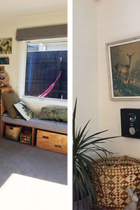 Hana and Samuel make space for six Hana and Samuel make space for six