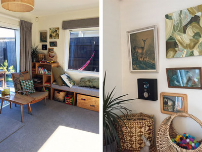 Hana and Samuel make space for six Hana and Samuel make space for six