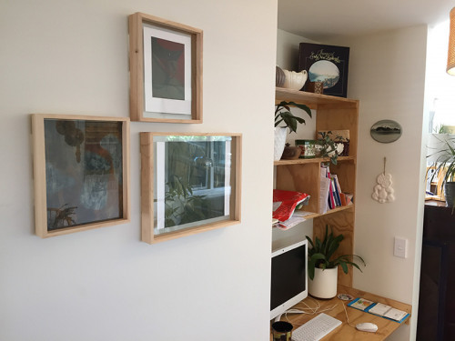 home office, study, white home office, study nook, white home office, resene rice cake