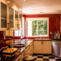 kitchen walls, red, paint ideas, paint trends, bold paint