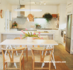 kitchen, white, american oak, paint ideas