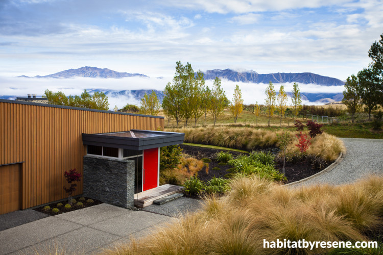 front door, gravel, arrowtown