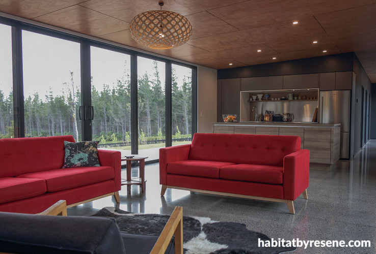 living room, white, stains