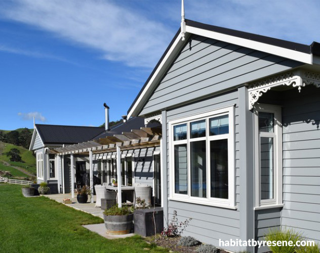 exterior inspiration, exterior ideas, villa exterior ideas, renovated villa exterior, grey exterior 