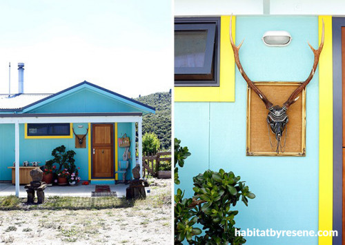tiny home ideas, small home ideas, exterior inspiration, bright exterior ideas, colourful home ideas