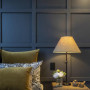 bedroom inspiration, charcoal interior, charcoal feature wall, grey interior, colour palette