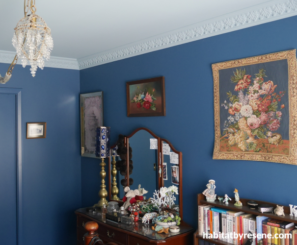 blue, bedroom, bold colour, paint ideas