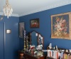 blue, bedroom, bold colour, paint ideas