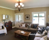 living room, wallpaper, gold, victorian
