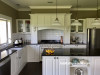 kitchen, olive, green, french provincial
