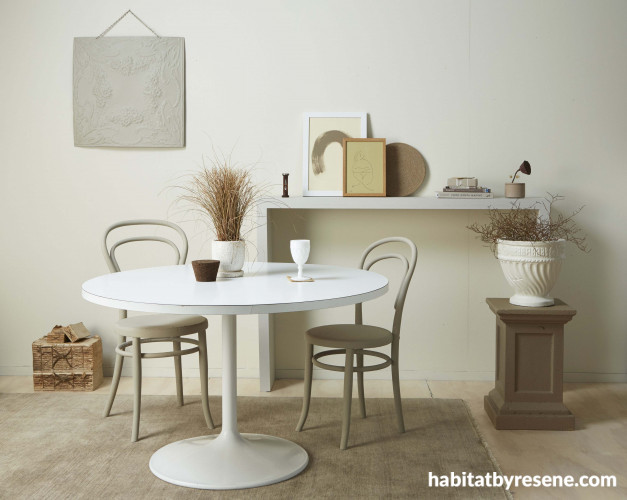 dining room, neutral paints, white paint, white dining room, white inspiration, interior inspiration