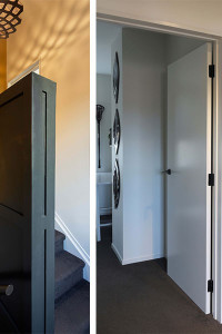 Kelly transforms a sea of vanilla into an art-inspired masterpiece Kelly transforms a sea of vanilla into an art-inspired masterpiece