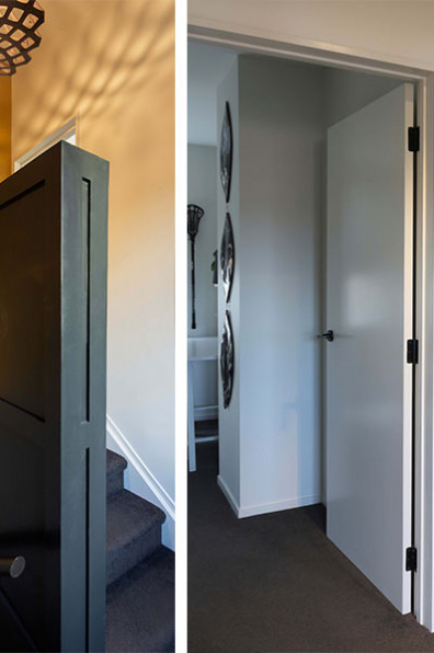 Kelly transforms a sea of vanilla into an art-inspired masterpiece Kelly transforms a sea of vanilla into an art-inspired masterpiece