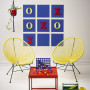 kids playroom, childrens playroom, kids feature wall, colourful playroom, bright paint