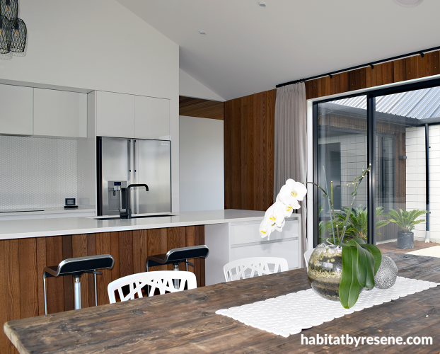 kitchen, white, industrial