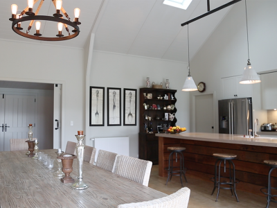 Rick and Carolyn’s elegantly grand ‘barn’